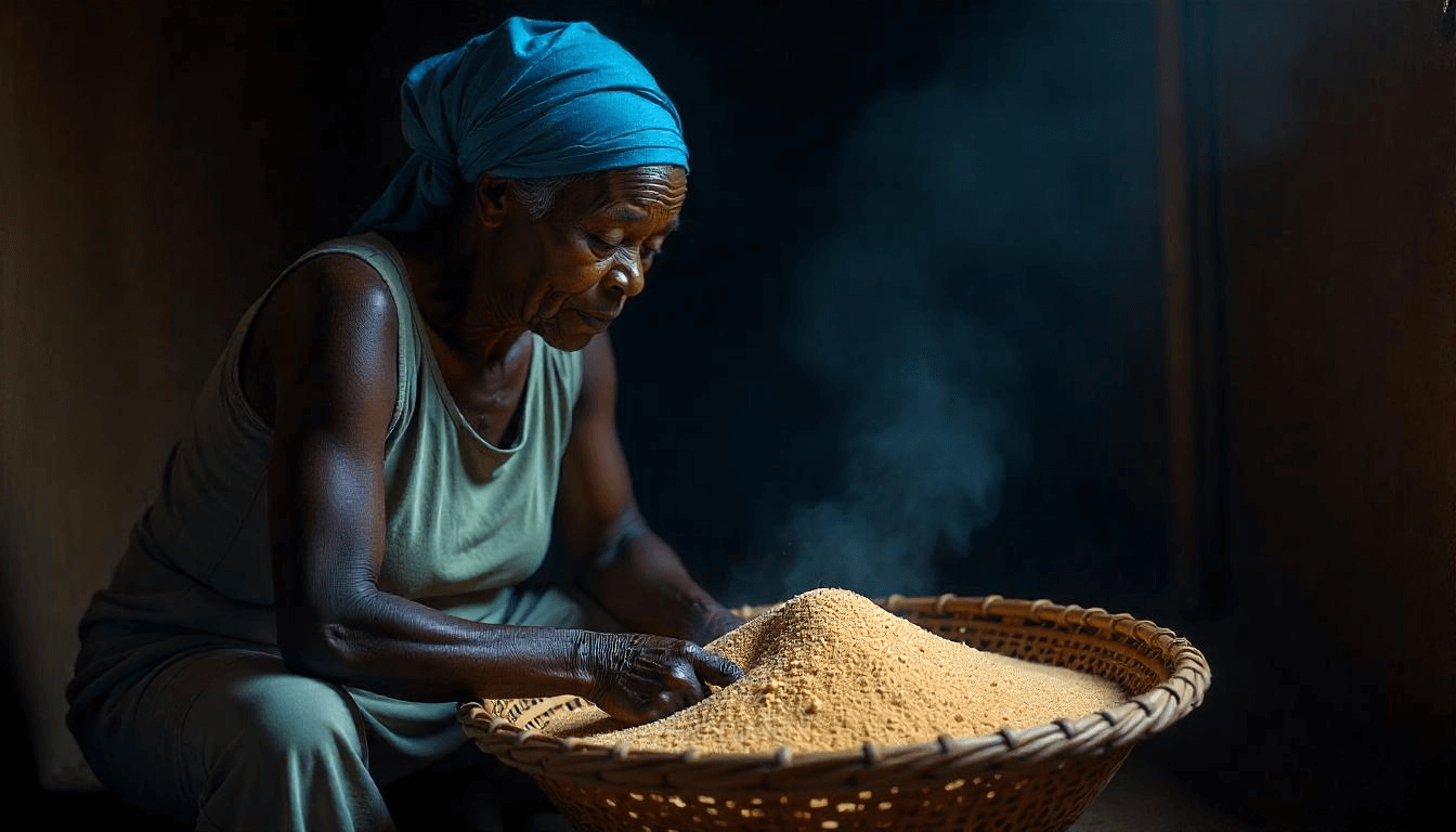 Adinkra Spark - Gari processing